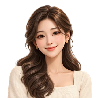 젊은 여성 3D 아바타